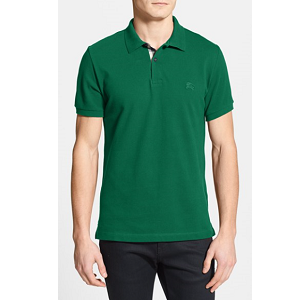 Modern Fit Piqué Polo - Bright Forest Green